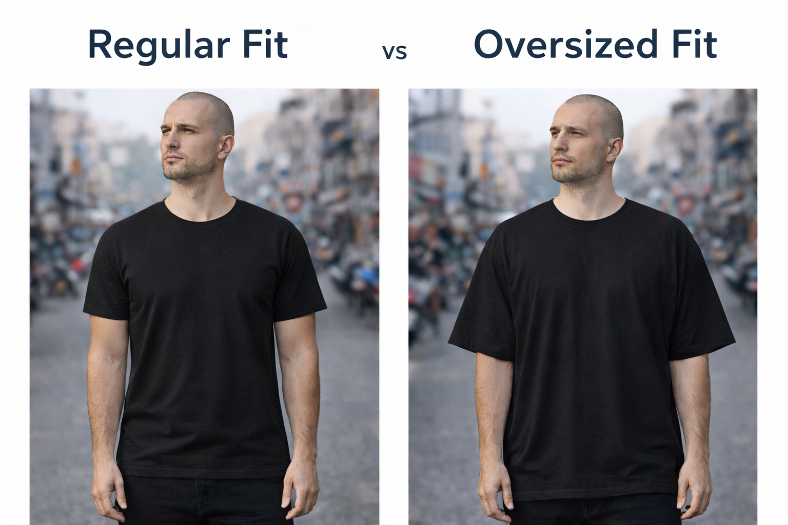 CHALLANGE Oversized Streetwear T-Shirt – black | Retro Collars - Image 5